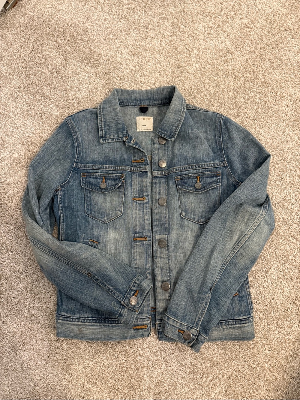 J. Crew Medium Wash Blue Denim Jacket